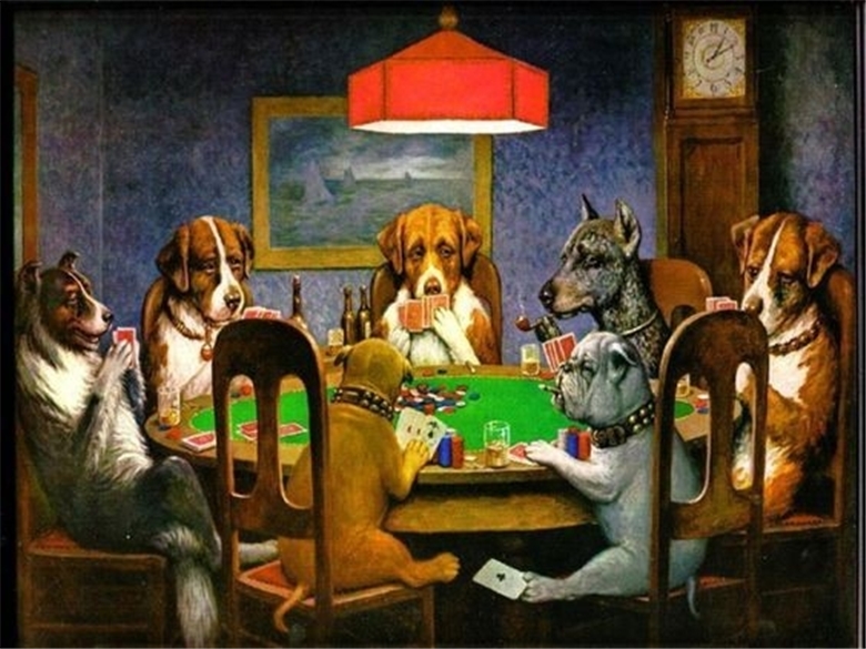 cassius marcellus coolidge ve “poker oynayan köpekler” ve ben